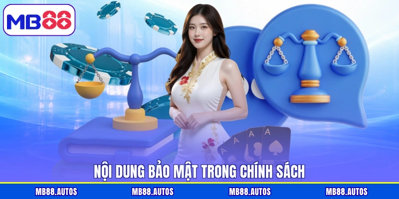 Nội dung bảo mật trong chính sách
